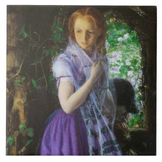Carreau Amour d'avril par Arthur Hughes