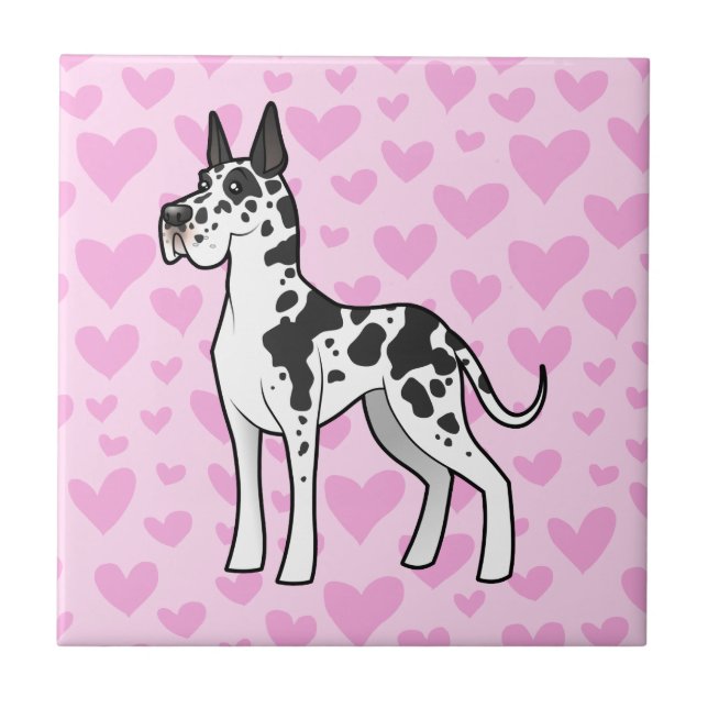 Carreau Amour de great dane (cultivé) (Devant)