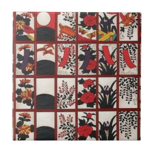 Carreau Amour de Hanafuda