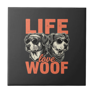 Carreau Amour de la vie Amour de chien