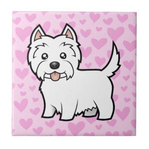 Carreau Amour de Terrier blanc de montagne occidentale