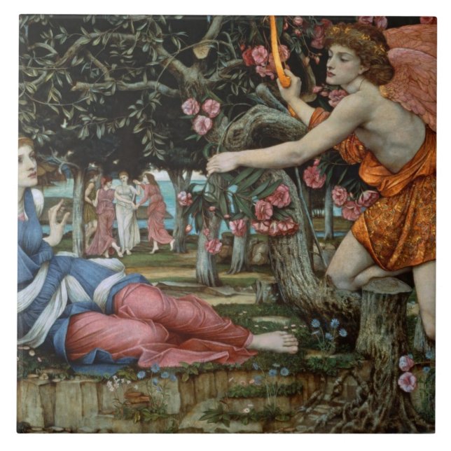 Carreau Amour et le premier (huile sur la toile) (Devant)