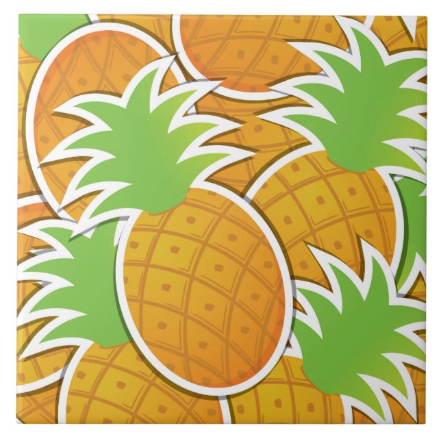 Carreau Ananas funky (Devant)