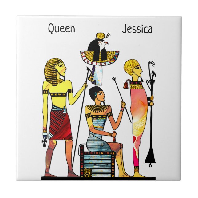 Carreau Ancien Égypte Pharaons Lavish Ormamentation (Devant)