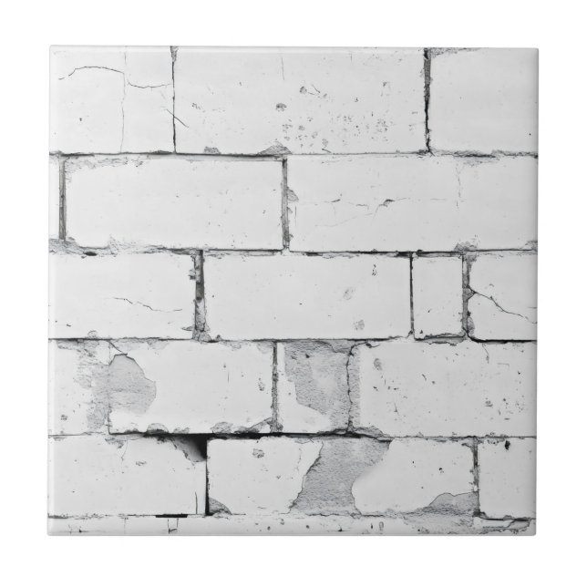 Carreau Ancien Motif de mur de briques (Devant)