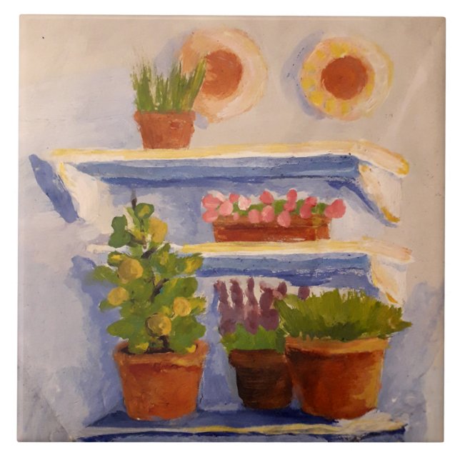 Carreau Ancien Pays Français Rayons Extérieurs Ensoleillés (Devant)