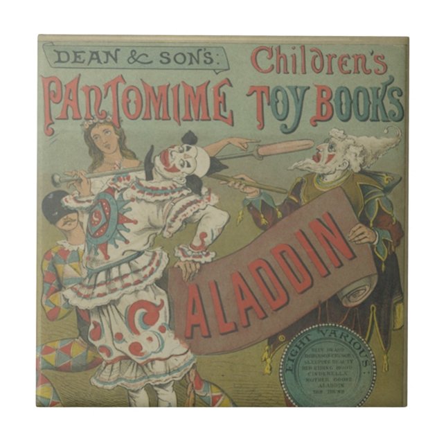 CARREAU ANCIENNE AFFICHE DE CIRQUE (Devant)