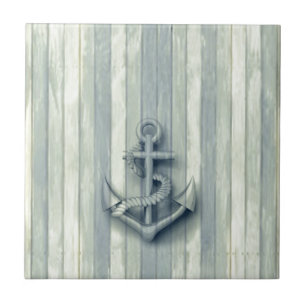 Carreau Ancrage de classe nautique vintage