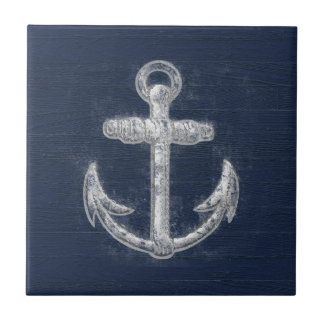 Carreau Ancre nautique vintage