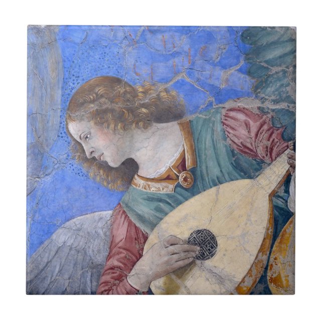 Carreau Ange de Noël Musicien Melozzo da Forli (Devant)