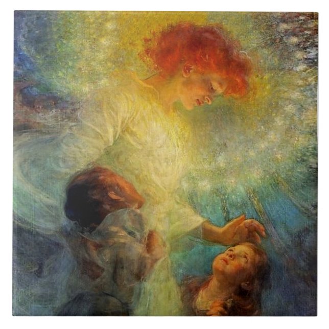 Carreau « Ange gardien » de Franz Dvorak (Devant)