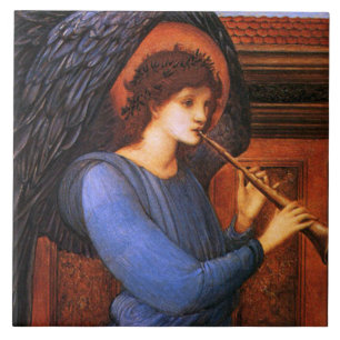 Carreau Angel Burne-Jones Carrelage d'art de Noël ou Trive