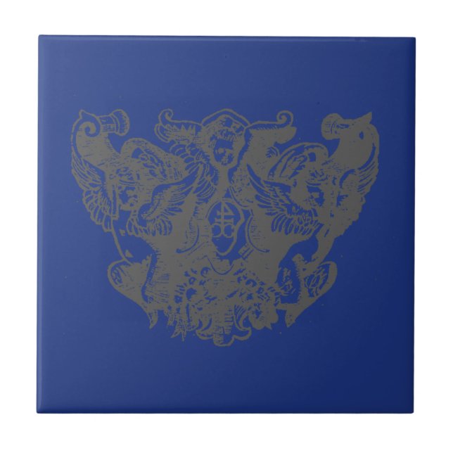 Carreau Angel Engelsputte Coat of Arms Emblem baroque (Devant)