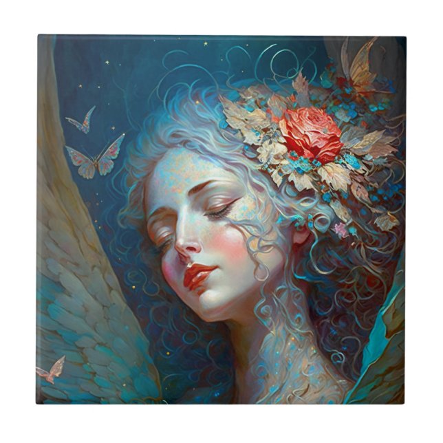 Carreau Angel Wings Imaginaire Art Carrelage en céramique (Devant)