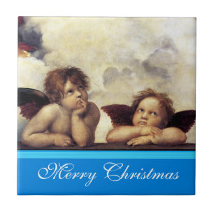 Carreau ANGES / Cherubs ailés, Raffaello Sanzio