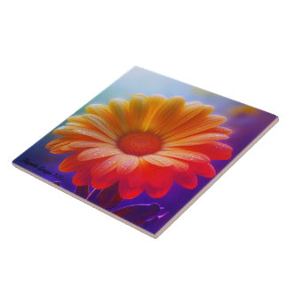 Carreau Angestelle Décoratif Deux Tonages Daisy