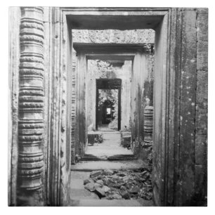 Carreau Angkor Cambodge, Portails Preah Khan