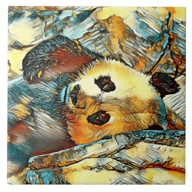 Carreau AnimalArt_Panda_002 (Devant)