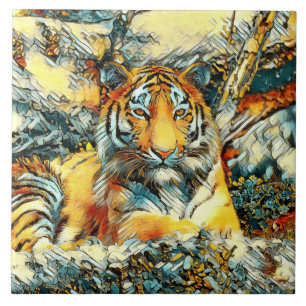 Carreau AnimalArt_Tiger_011