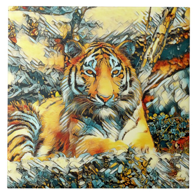 Carreau AnimalArt_Tiger_011 (Devant)