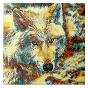 Carreau AnimalArt_Wolf_003