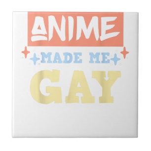 Carreau Anime M'A Fait Gay Drôle Anime Mème Gay pride LBGT