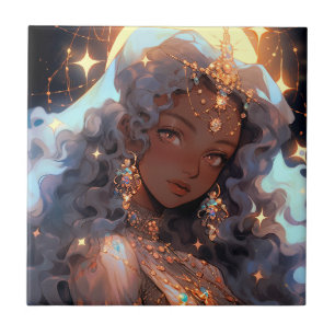 Carreau Anime Princess Imaginaire Art