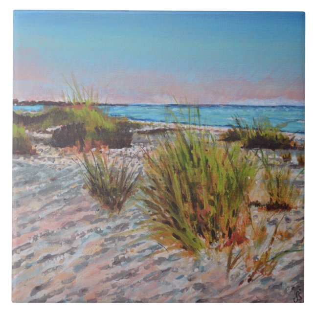 Carreau Anna Maria Island, Florida Beach Peinture (Devant)