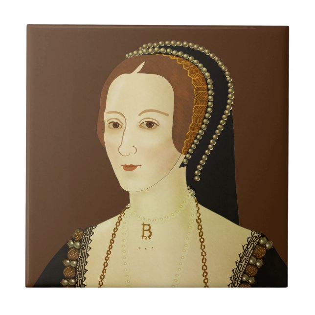 Carreau Anne Boleyn - illustration historique (Devant)