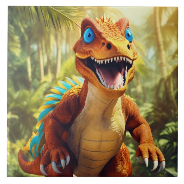 Carreau Anniversaire Dino-astic (Devant)