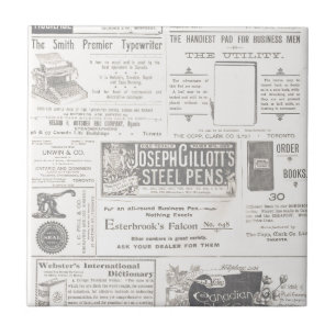 Carreau Annonce petite vintage