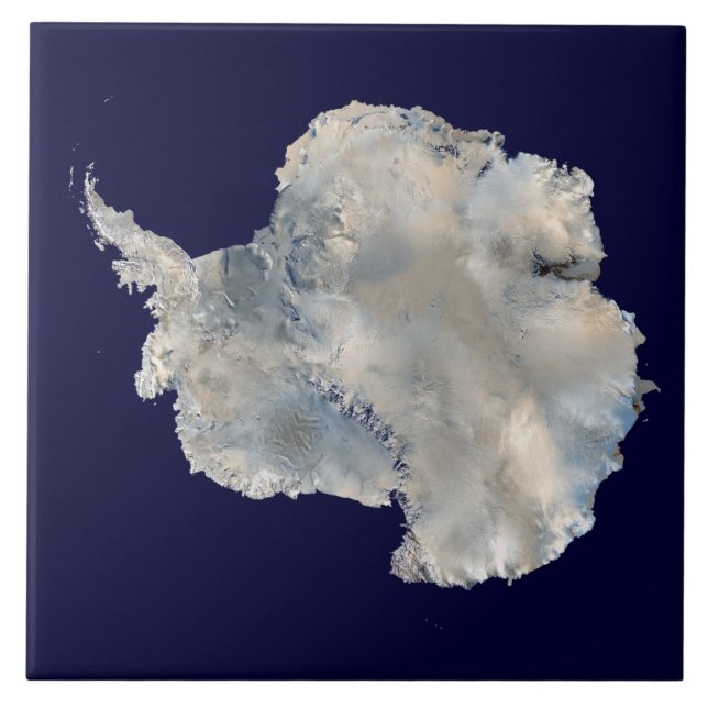 Carreau Antarctique (NASA Blue Marble Imagery) (Devant)