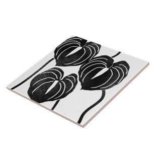 Carreau anthurium tropical et hawaïen