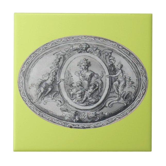 Carreau Antique Anges et dieux Art grec romain (Devant)