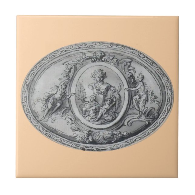 Carreau Antique Anges et dieux Art grec romain (Devant)