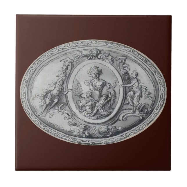 Carreau Antique Anges et dieux Art grec romain (Devant)