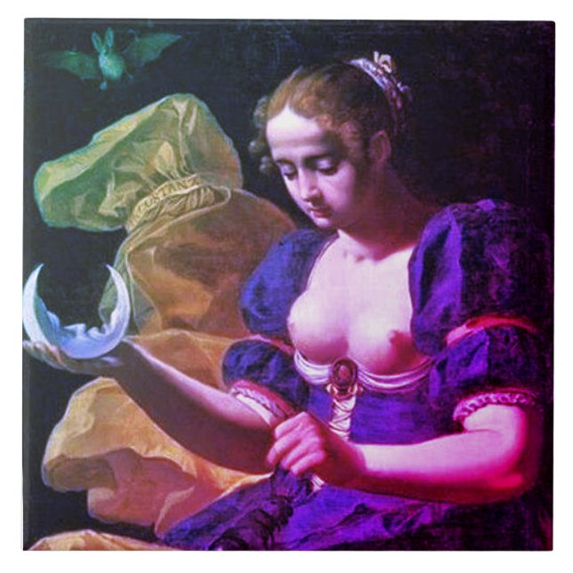 CARREAU ANTIQUE RENAISSANCE TAROTS 18 (Devant)