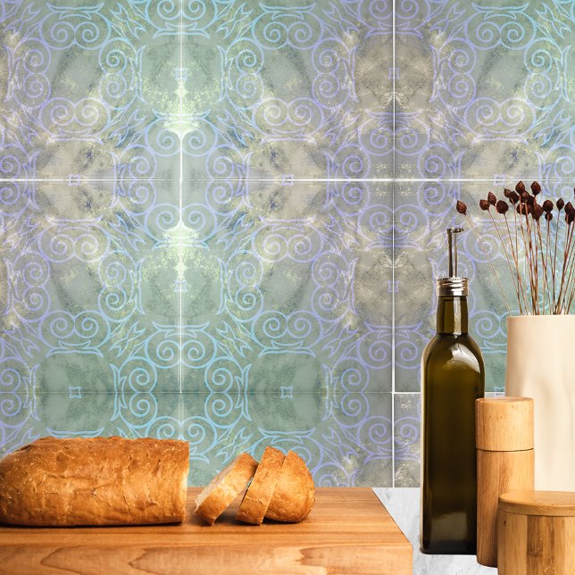 Carreau Antique Vintage Ornée blanchie (Créateur téléchargé)