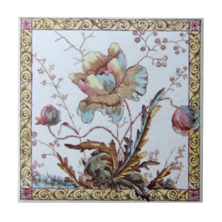 Carreau Antiquité Transferware de la reproduction VT0014