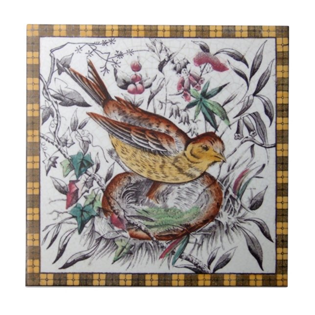 Carreau Antiquité Transferware de la reproduction VT0030 (Devant)