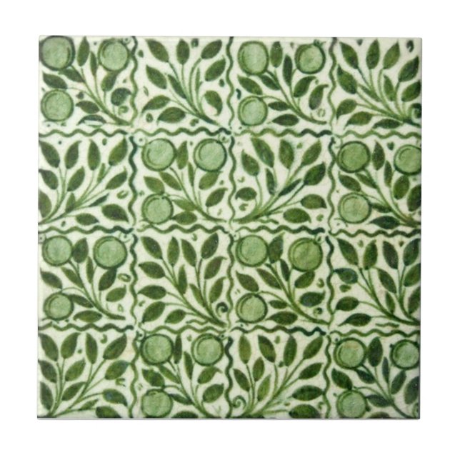 Carreau Antiquité Transferware de la reproduction VT0060 (Devant)