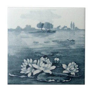 Carreau Antiquité Transferware de la reproduction VT0068