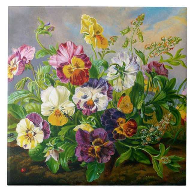 Carreau Anton Mollis VintagePansy (Devant)