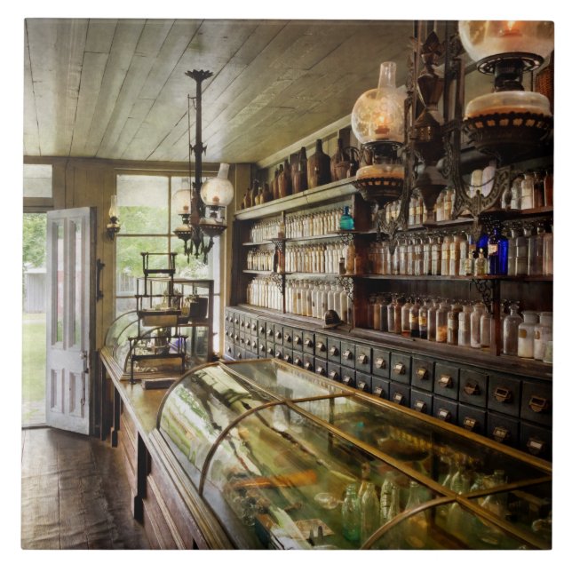 Carreau Apothécaire - Le compulseur (Devant)