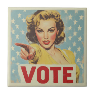 Carreau Appel à l'action patriotique : Votez !