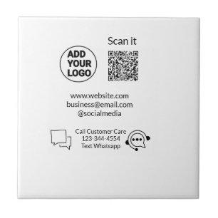 Carreau Appeler le texte du service client whatsapp Q R co