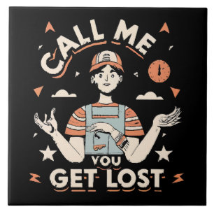 Carreau appelez-moi si vous vous perdez