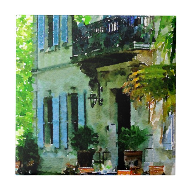 Carreau Après-midi au café français (Devant)