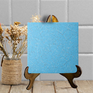 Carreau Aqua Blue Cracked Glaze Simple Texture moderne