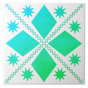 Carreau Aqua Diamond Fun   Filtre à feuilles vertes